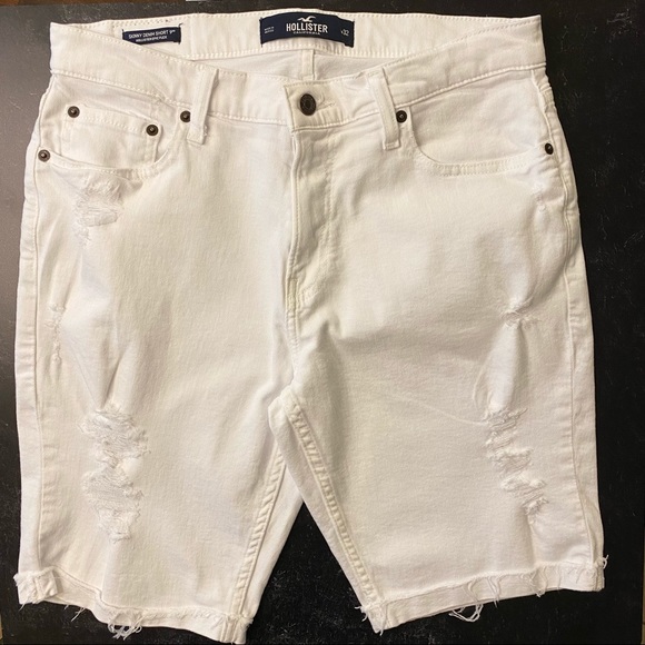Men’s Hollister Epic Flex Skinny Denim Shorts 9” - Picture 4 of 10